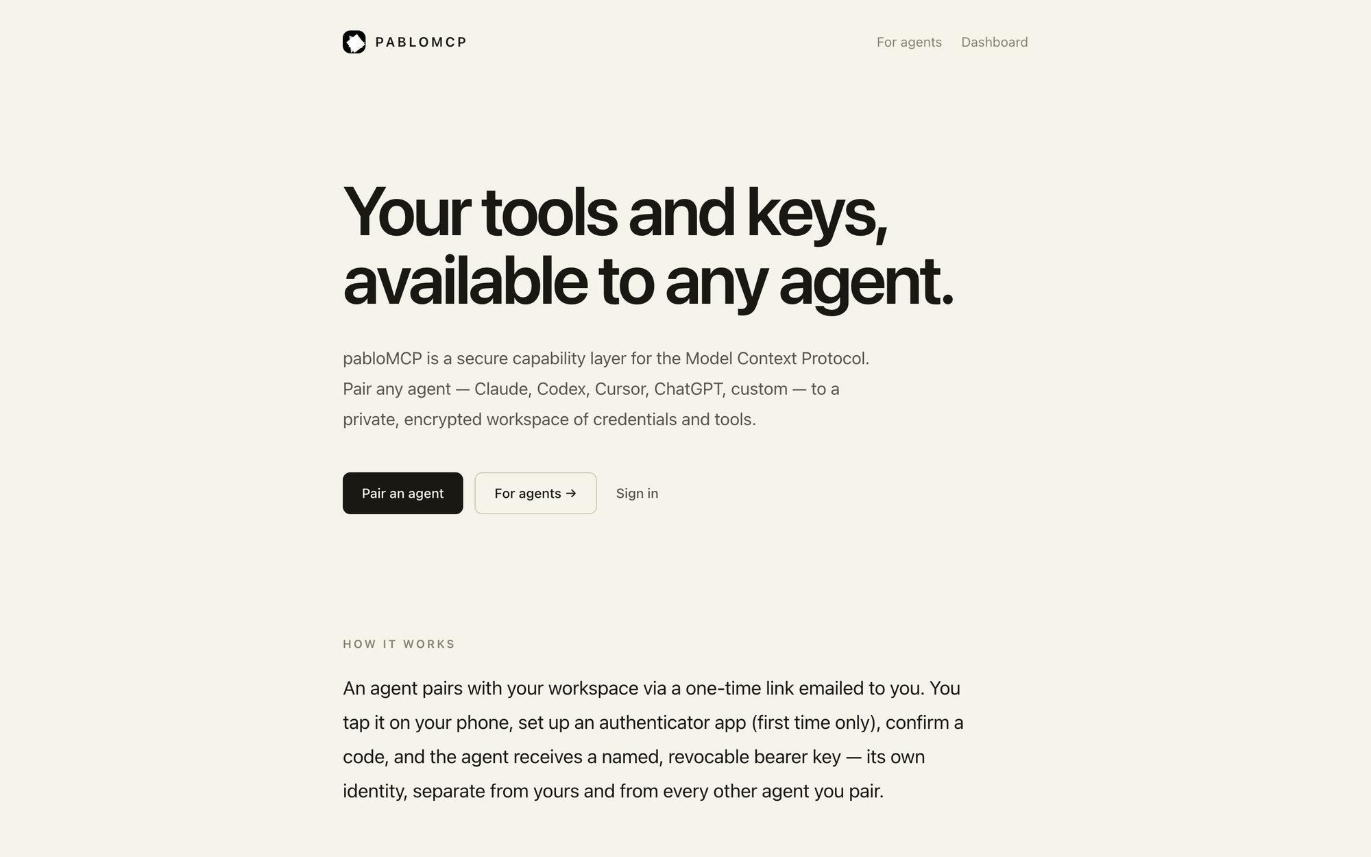 PabloMCP website